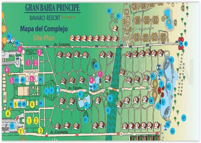 Carte Bahia Principe Grand Bavaro